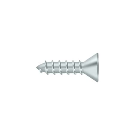 Deltana Wood Screw, #10, 3/4 in, Prime Coated White Steel Flat Head Phillips Drive SCWS1075USP